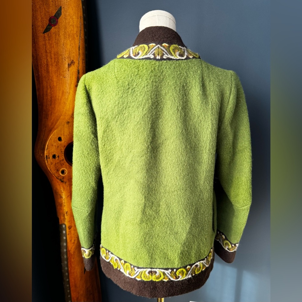Norwegian Embroidered Wool Jacket - Picture 6 of 13